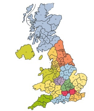 UK map